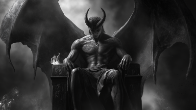 Lucifer on His Throne
