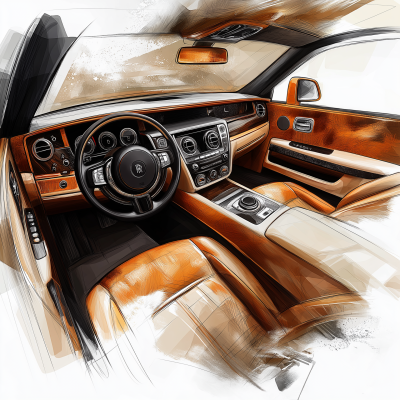 Luxury Car Interior Concept