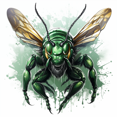 Angry Flying Bee Logo