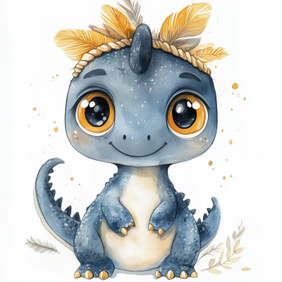 Cute Baby Dinosaur