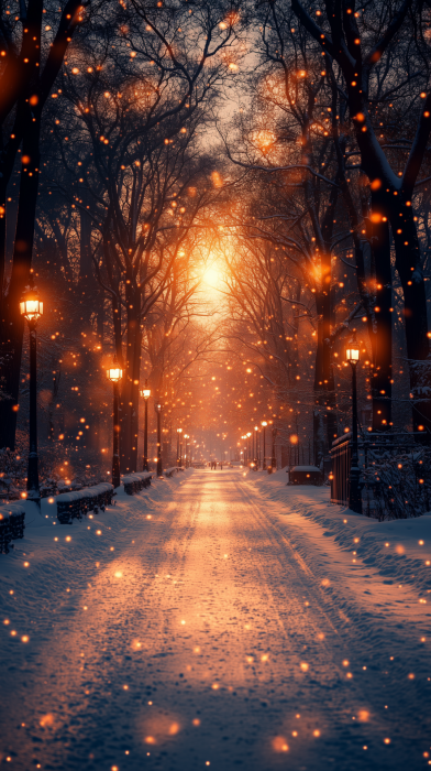 Central Park in Winter