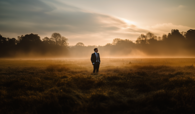 Misty Field Encounter