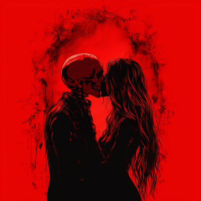 Red Skull Kissing