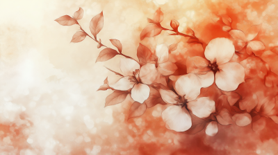 Abstract Spring Floral Background