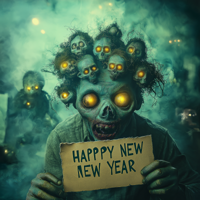 Surreal Zombie New Year