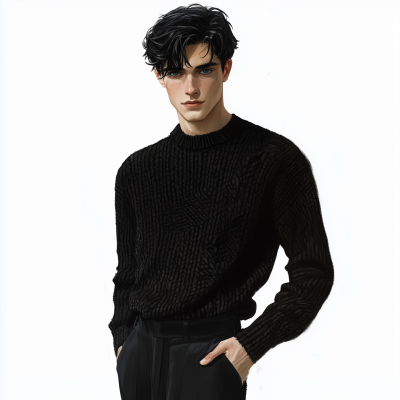 Handsome Young Man Portrait