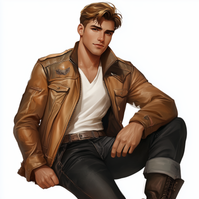 Handsome Young Man Portrait