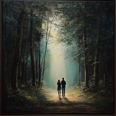 Dark Forest with Light