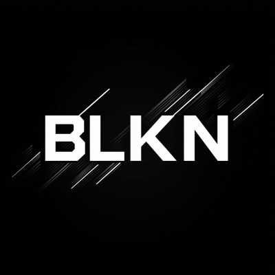 Futuristic BLKN Logo