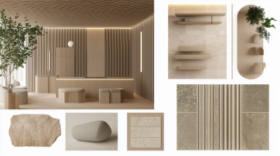 Elegant Material Moodboard