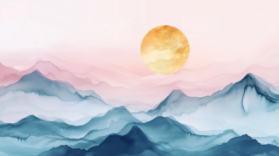 Mountain Background Vector