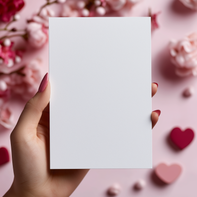 Valentine’s Day Invitation Mockup