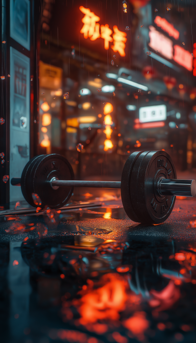 Chinatown Gym at Night