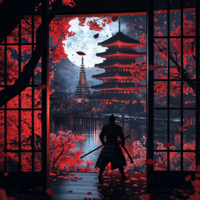 Nighttime Ninja in Kyoto