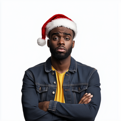 Unenthusiastic Santa