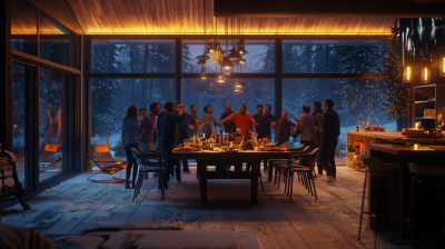 Reality Contestants Christmas Dinner
