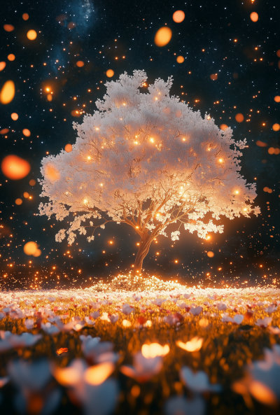 Floating Tree of Light