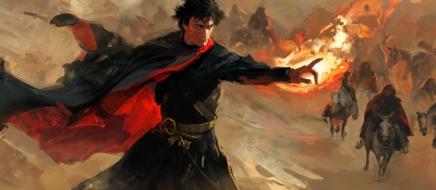 Sorcerer Casting Fireball