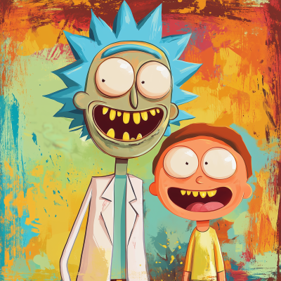 Childish Rick and Morty