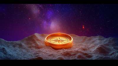 Glowing Compass Design