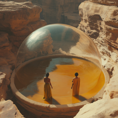 Futuristic Dune Scene