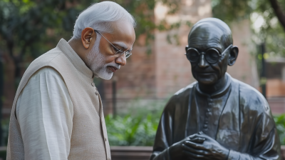 Indian Prime Minister in Traditional Attire