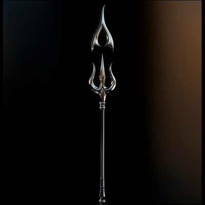 Shiny Chrome Trident