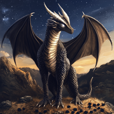 Vigilant Horned Dragon