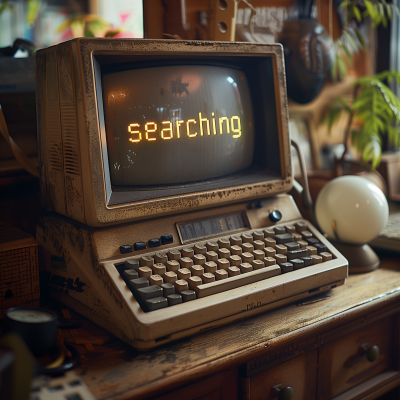 Searching on Vintage Screen
