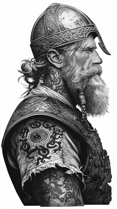 Viking Warrior Portrait