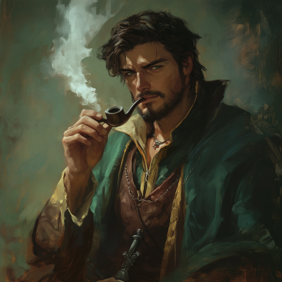 Medieval Mage Portrait