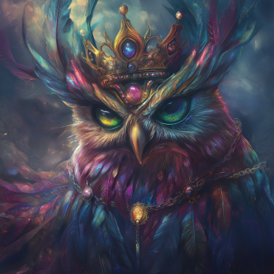 Psychedelic Owl