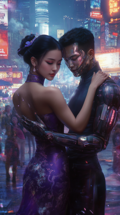 Dancing in the Cyberpunk City