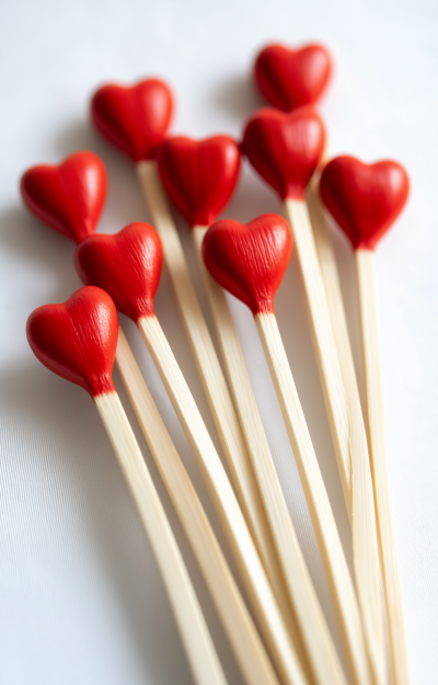 Heart Shaped Wooden Matches