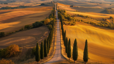 Serene Countryside Road