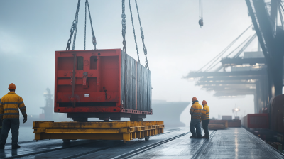 Dockworkers Preparing for Export