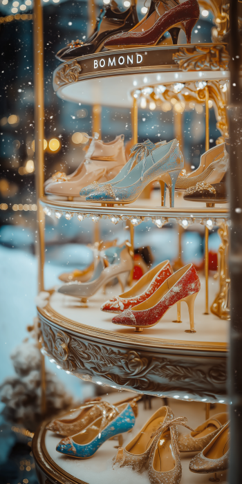 Elegant Carousel of Luxury Shoes