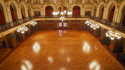 Overhead View of Ballroom