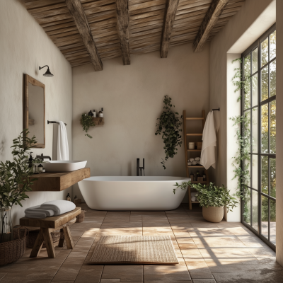 Rustic Bathroom Design