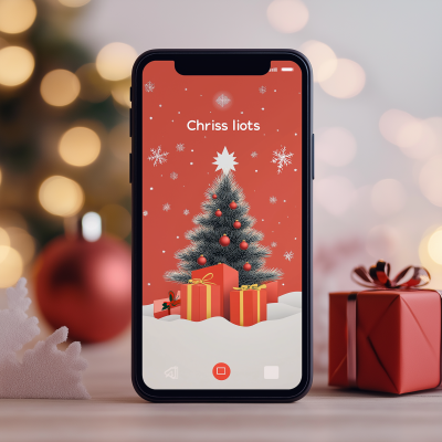 Christmas List App Landing Screen