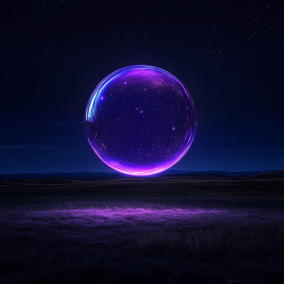 Glowing Purple Orb