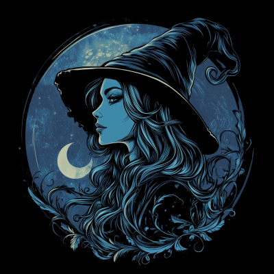 Greek Goddess Witch T-Shirt Graphic