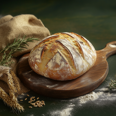 Handcrafted Golden Bread