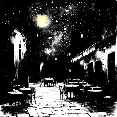 Café Terrace at Night