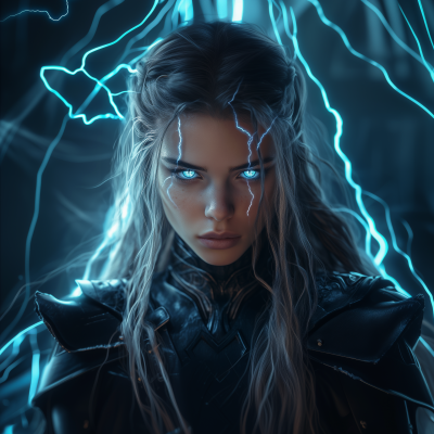 Female Goddess of Lightning