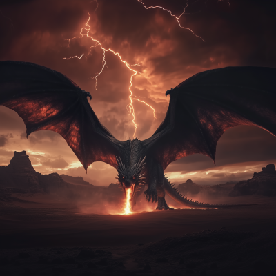 Dragon Breathing Fire