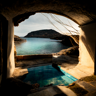 Underground Dwellings with Sea View