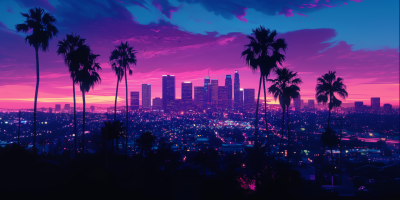Los Angeles City Skyline