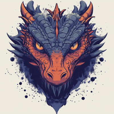 Fierce Dragon Face