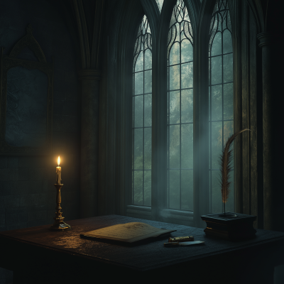 Victorian Gothic Room